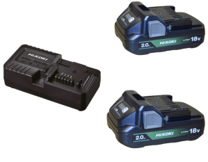 HiKOKI Laddpaket 18V (2x2,0Ah)