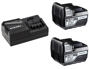 HiKOKI Laddpaket 18V Compact (2x5,0Ah)