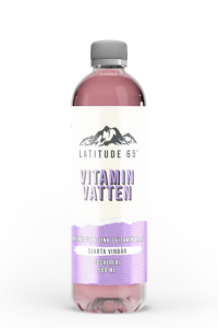 Latitude 65 Svarta Vinbär 500ml Vitamin Vatten
