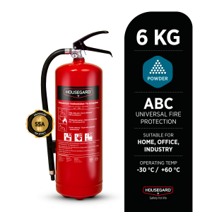 Housegard 6 kg Pulversläckare PE6HR-A