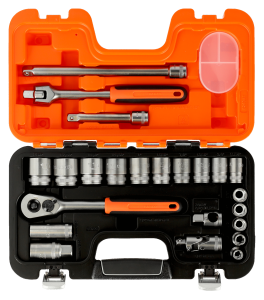 Bahco S240AF Hylsnyckelsats 1/2" Tum 24 delar