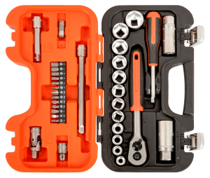 Bahco S330 Hylsnyckelsats 3/8" & 1/4" 33 delar