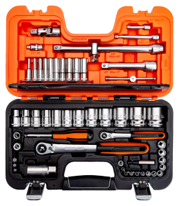 Bahco S560 Hylsnyckelsats 1/4" & 1/2" 56 delar