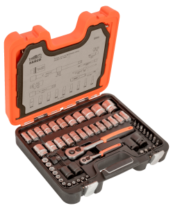 Bahco S800 Hylsnyckelsats 1/4" & 1/2" 77 delar