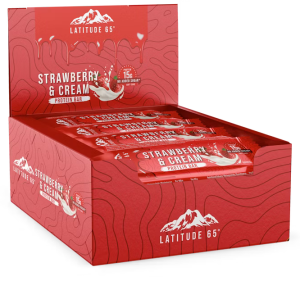 Latitude 65 Proteinbar Strawberry & Cream 12x45g