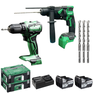 HiKOKI Verktygspaket Lägenhet 18V (2x5,0Ah)