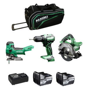 HiKOKI Verktygspaket Liten 18V (2x5,0Ah)