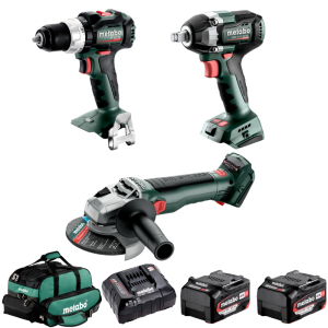 Metabo Verktygspaket Verkstad 18V (2x5,0Ah)