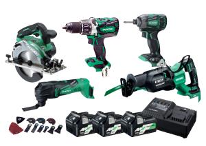 HiKOKI VP10 Verktygspaket 18V-36V Multivolt (3x2,5Ah)