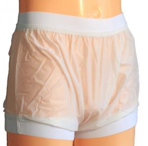 PVC BYXA BRED RESÅR, VIT