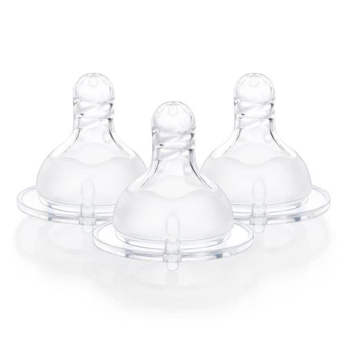 Spiral Texture Bottle Nipples 3-Pack