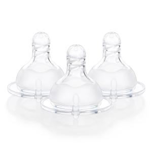 Spiral Texture Bottle Nipples 3-Pack