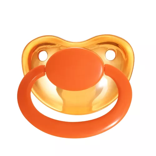 Anatomisk Napp Transparant orange