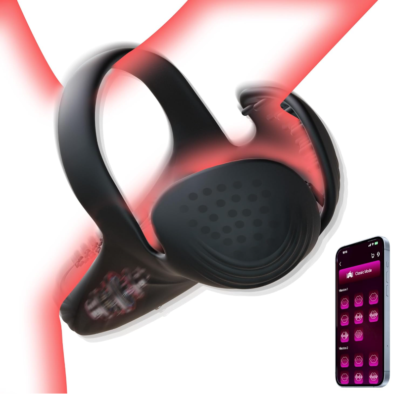 Vibrating Cock Ring Testicle Stimulator