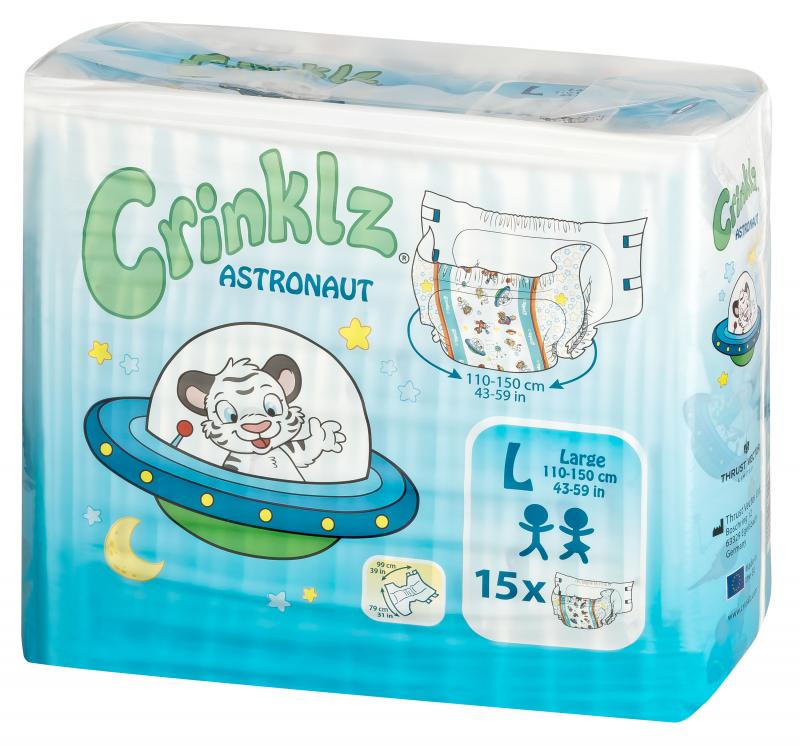 Crinklz Astronaut Large 15 st