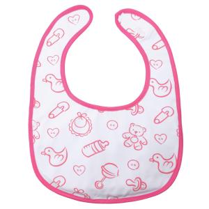 Nursery Pink Adult Bib