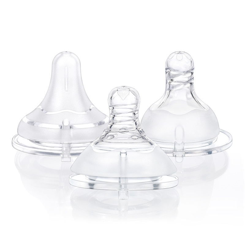 Soft Touch Bottle Nipples for Adults Assorted 3-Pack