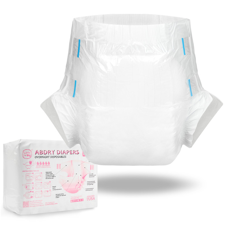 ABDry Ultra Absorbent Diapers 10 Pieces Pack White