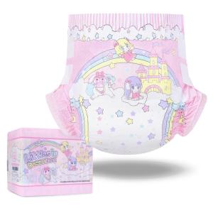 Fairy Littles in Dreamland Ultra Absorbent Cloth Back Adult Diapers 10 Pieces Pack