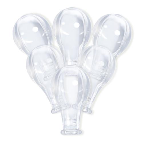 Storlek 8 Extra Stora, Transparenta, 6-pack