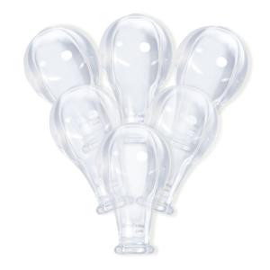 Storlek 8 Extra Stora, Transparenta, 6-pack