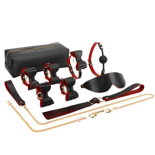 Leather Bondage Restraints Kits 12 Pcs