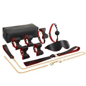 Leather Bondage Restraints Kits 12 Pcs