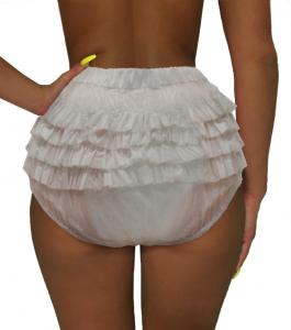 PVC BYXA ANKSTJÄRT VIT