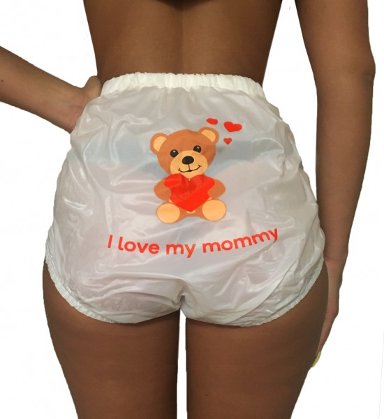 KNAPPBYXA PVC TEDDY VIT
