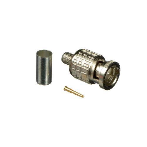 BNC Crimp Plug 75 Ohm BCP-A4 for LV-61S, RG59Bu, 100pcs