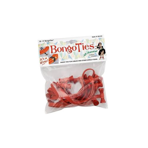 BongoTies Red (Red/Red) (10 per pkg)