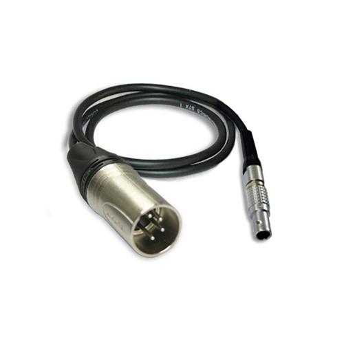 XLR 4-pin male to Lemo 0B 2-pin male 100 cm
