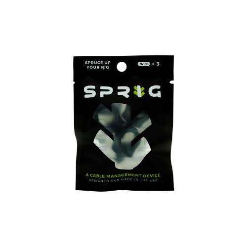 Sprig Cable Ties - Black 3/8-16, 3-Pack