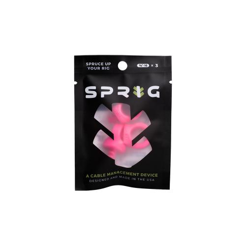 Sprig Cable Ties - Pink 3/8-16, 3-Pack
