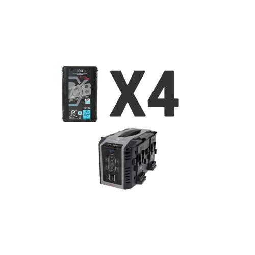 Kit 4 x DUO-C98P + 1 x VL-4Se