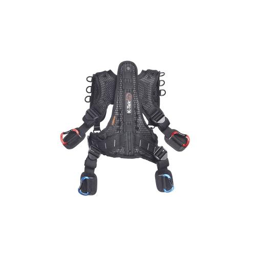 K-Tek Stingray Harness with back-saving ExoSpine