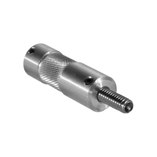 2in Aluminum Baby Pin with 1/4in Male Thread