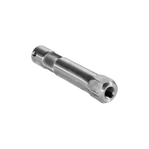 3in Aluminum Baby Pin with 3/8in Female Thread