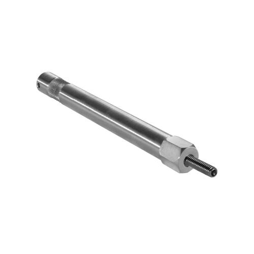 6in Aluminum Baby Pin with 1/4in Male Thread