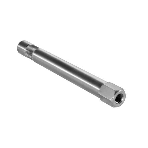 6in Aluminum Baby Pin with 3/8in Female Thread