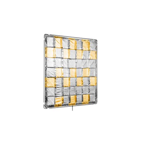 Silver/Gold Reflector (Slip On Shiny-Board) 4x4ft (1,12x1,12m)