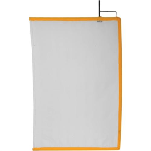 Open End 1/4 Artificial Silk White 30x36 (0,75x0,9m)
