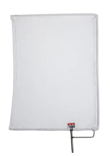 Open End 1/4 Artificial Silk White 12x18 (0,3x0,45m)