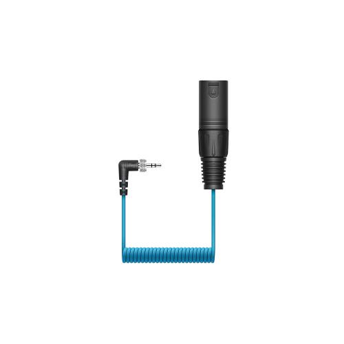 CL35-XLR 3.5mm to XLR plug coiled cable