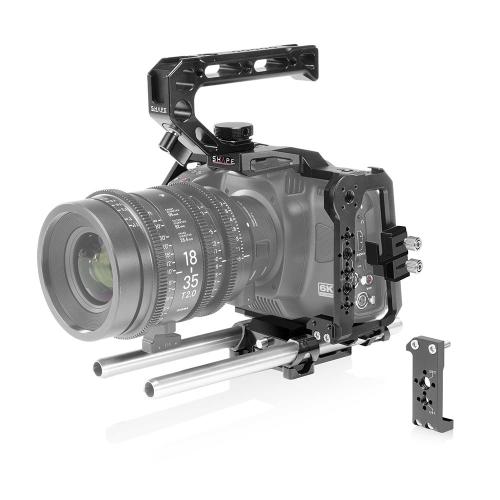 Cage for Blackmagic Cinema Camera 6K/6K Pro/6K G2 w/ Top handle & 15mm System
