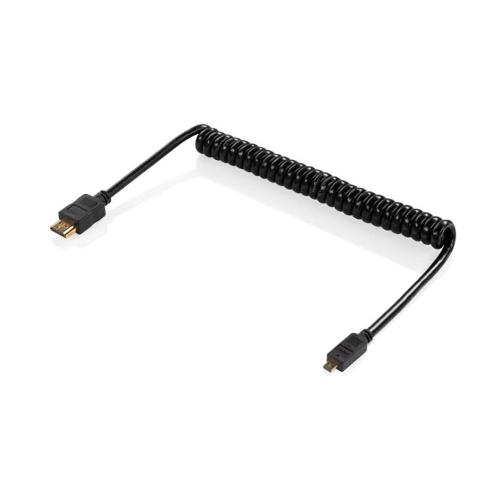 Coiled Cable HDMI to micro HDMI male 4K 2.0 (40-80 cm)