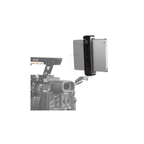 Aluminum tablet tripod mount with cold shoe