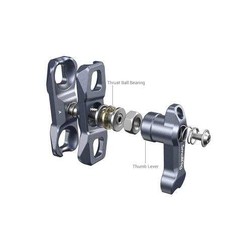 Magic Arm with Dual Ball Heads (1/4in-20 Screws)