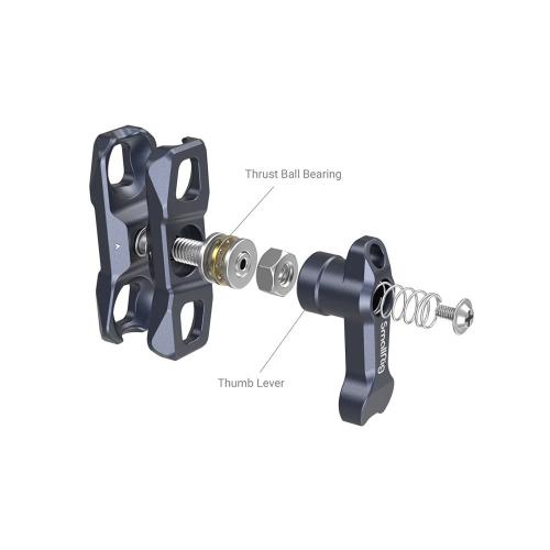 Magic Arm with Dual Ball Heads (1/4in-20 Screw and ARRI loca