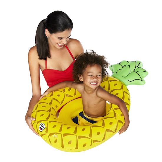 markt Hulpeloosheid naakt Badring Baby - Ananas